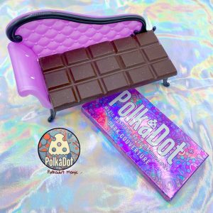 Buy PolkaDot Dark Couverture Mushroom Chocolate Bar Online